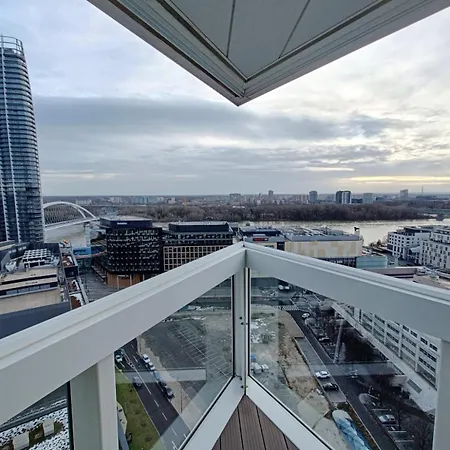 Sag Panorama Apartment 3 Rooms 19Th Floor Great View Free Parking Apartment