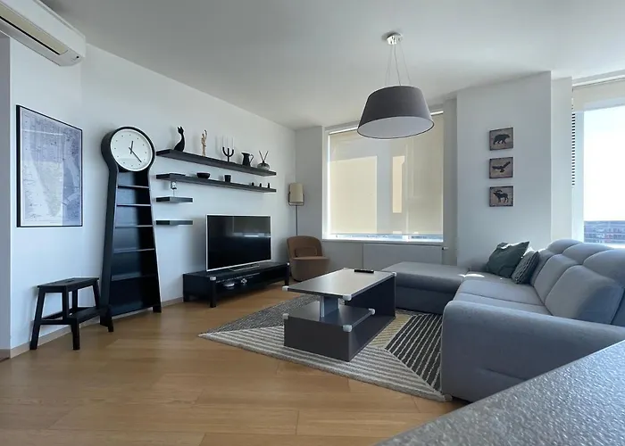 Sag Panorama Apartment 3 Rooms 19Th Floor Great View Free Parking * Bratislava