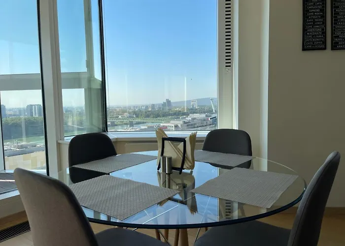 Apartmán Sag Panorama Apartment 3 Rooms 19Th Floor Great View Free Parking *