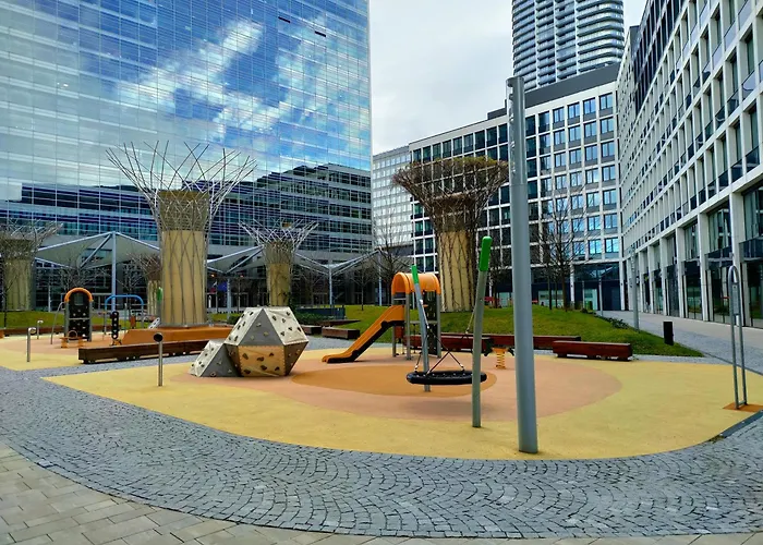 Sag Panorama 3 19th Floor Great View Free Parking * 브라티슬라바