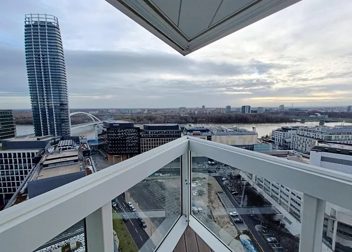 Sag Panorama Apartment 3 Rooms 19Th Floor Great View Free Parking Apartment